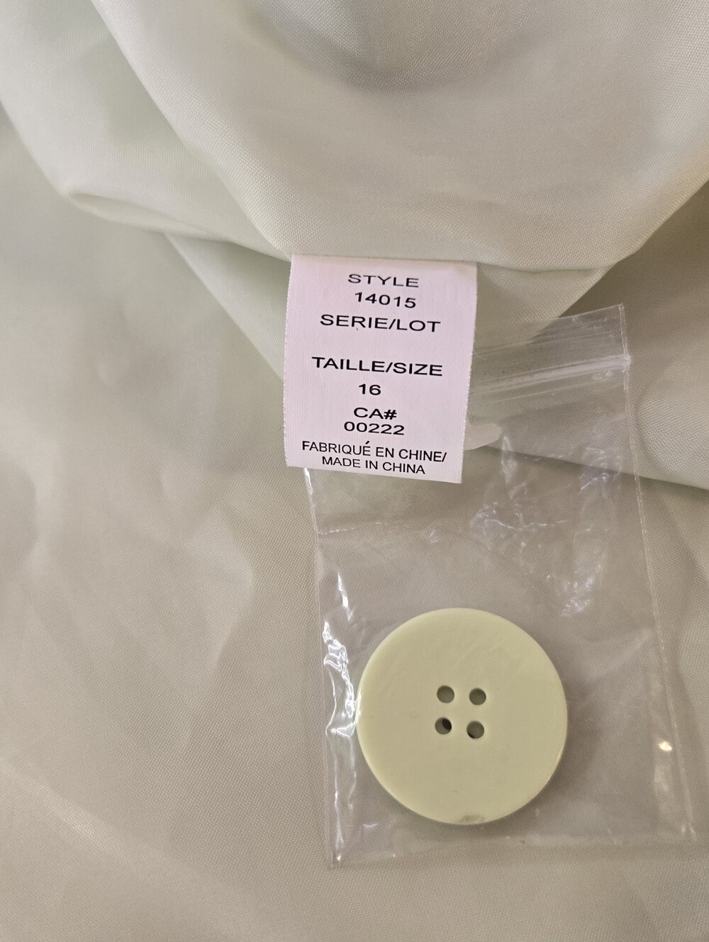 Jessica Light Green Button Front Jacket Size 16 - Picture 8 of 9
